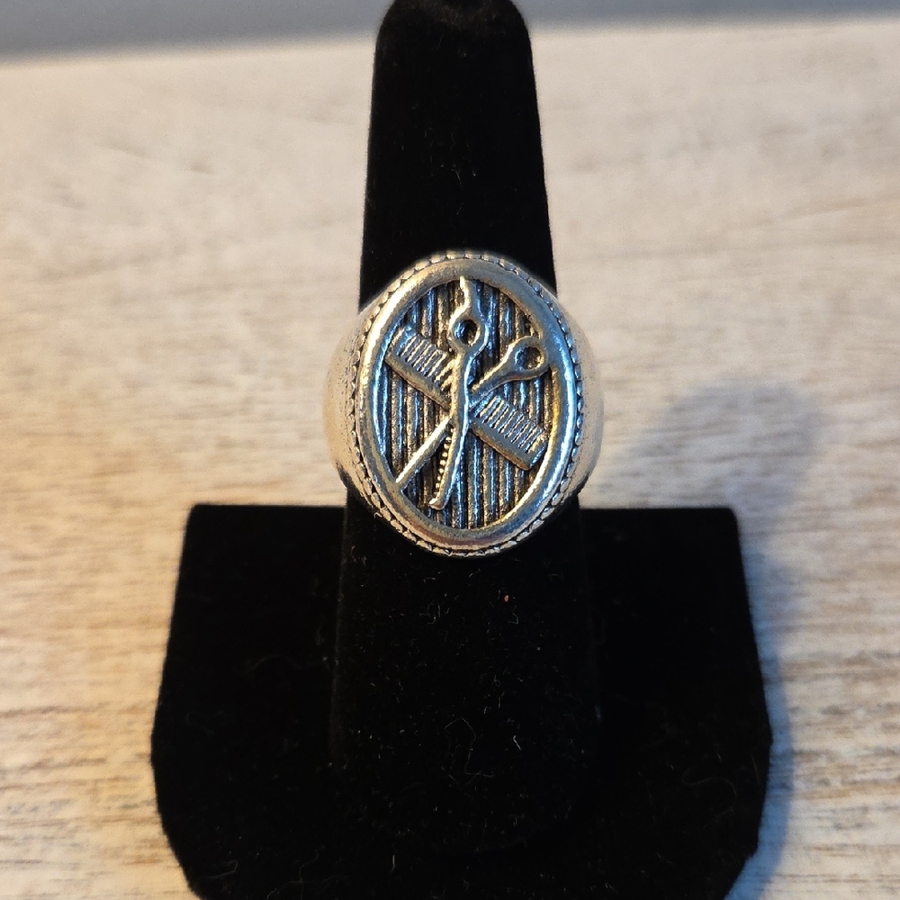 Stainless Steel Barber Ring